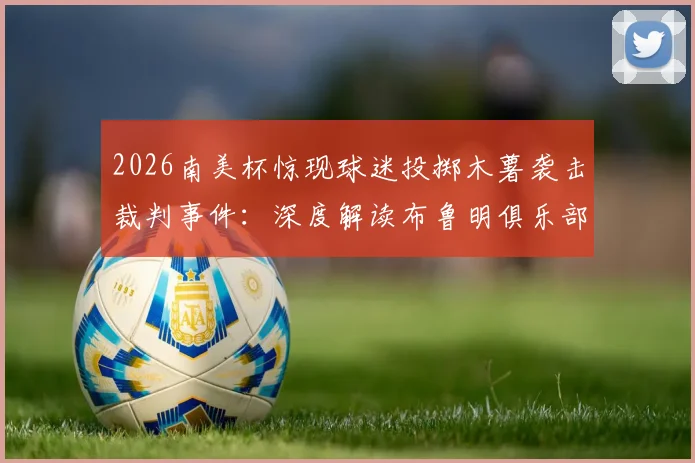 2026南美杯惊现球迷投掷木薯袭击裁判事件：深度解读布鲁明俱乐部被罚15000美元背后原因与南美足联纪律准则